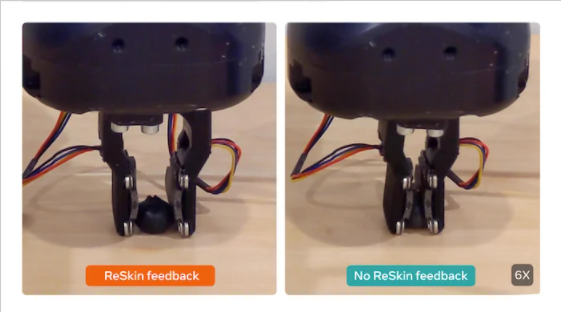 示例顯示如何ã?ReSkin 在拿起藍(lán)莓時(shí)顯著改善了觸è§?